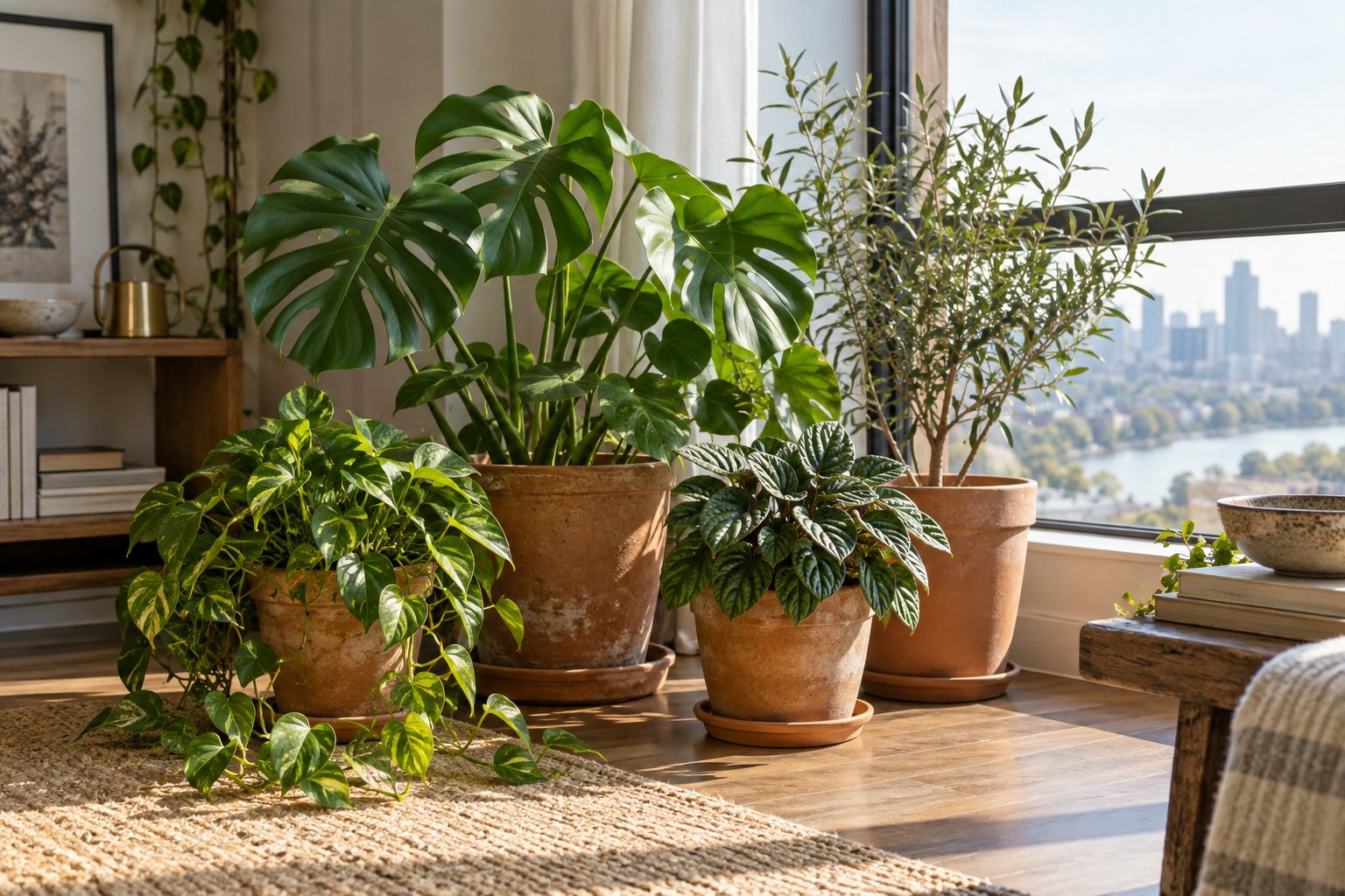A greener home, one sunny windowsill at a time — AI-generated editorial illustration