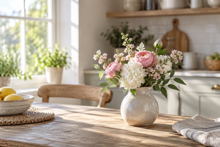 Fresh flowers, without the special occasion — AI-generated editorial illustration