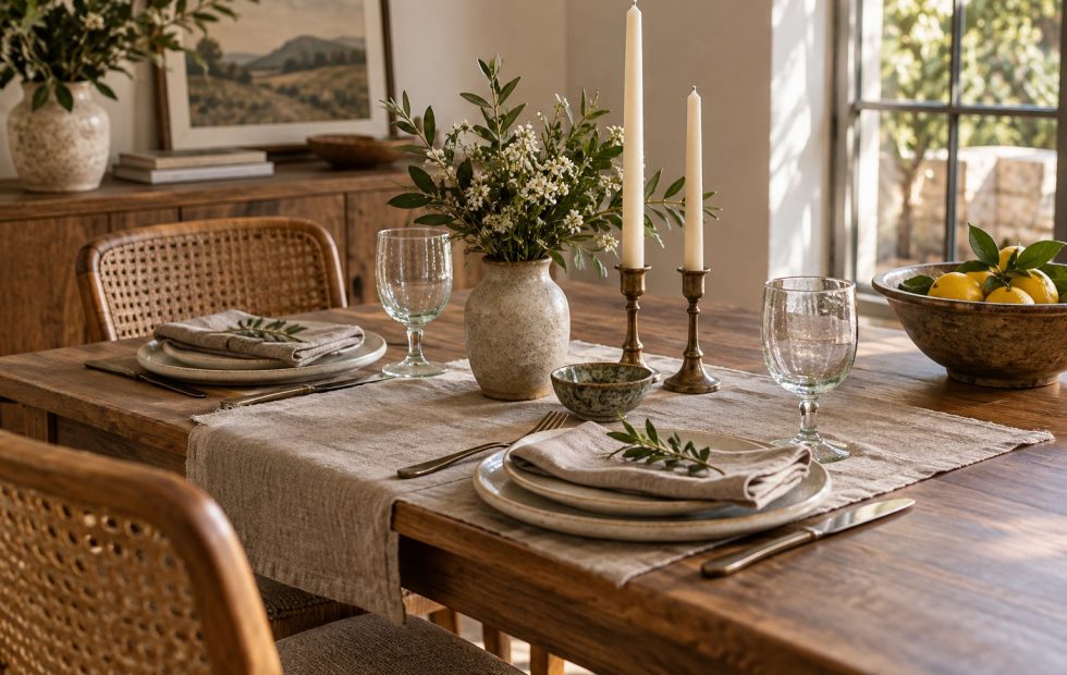 Set the table for an ordinary evening